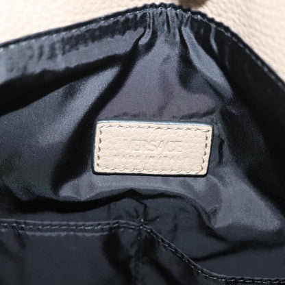 Versace La Medusa Tote Embossed Canvas, BEIGE, LEATHER, Tote bag