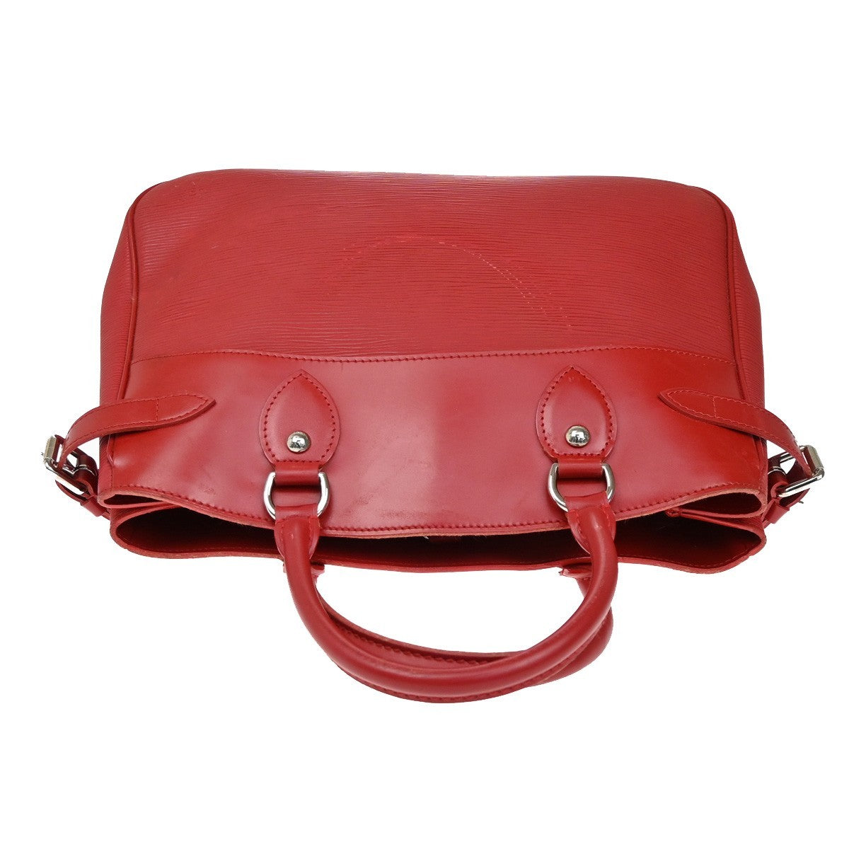 Louis Vuitton Passy Tote Epi Leather, RED, LEATHER, Tote bag