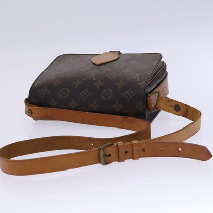 Louis Vuitton Cartouchiere Handbag Monogram Canvas, BROWN, CANVAS, Shoulder bag