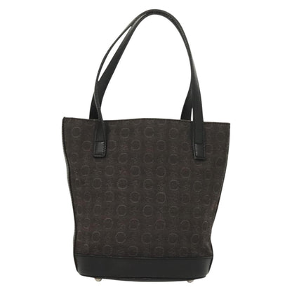Celine C Macadam Handbag Canvas, BLACK, CANVAS, Handbag