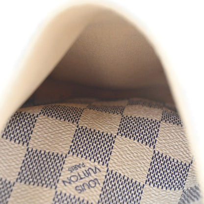 Louis Vuitton Totally Handbag Damier azur, WHITE, CANVAS, Shoulder bag