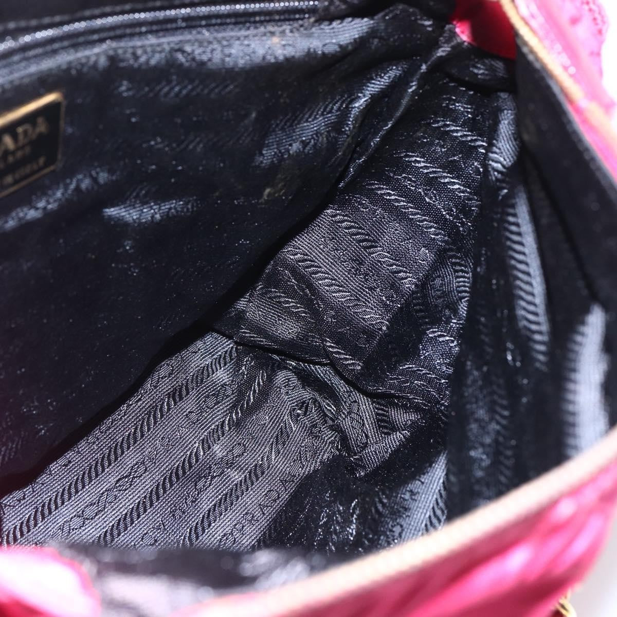 Prada Re-Edition 1995 Chain Tote Quilted Re-Nylon, Pink, Nylon, Shoulder Bag