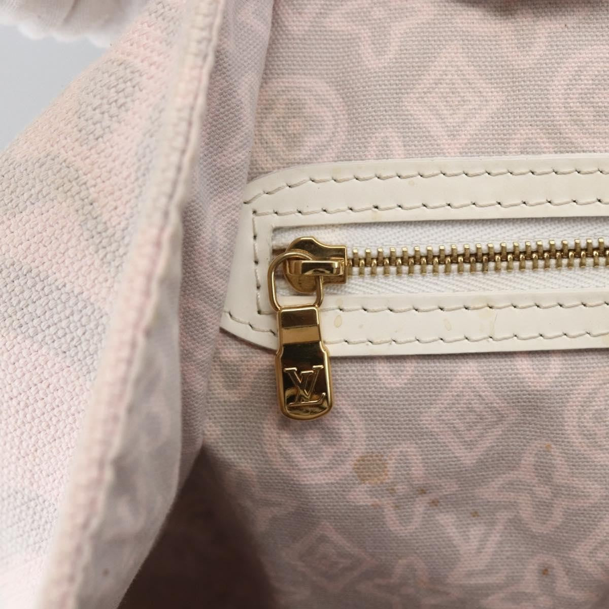 Louis Vuitton Tahitienne Cabas Canvas, PINK, CANVAS, Tote bag