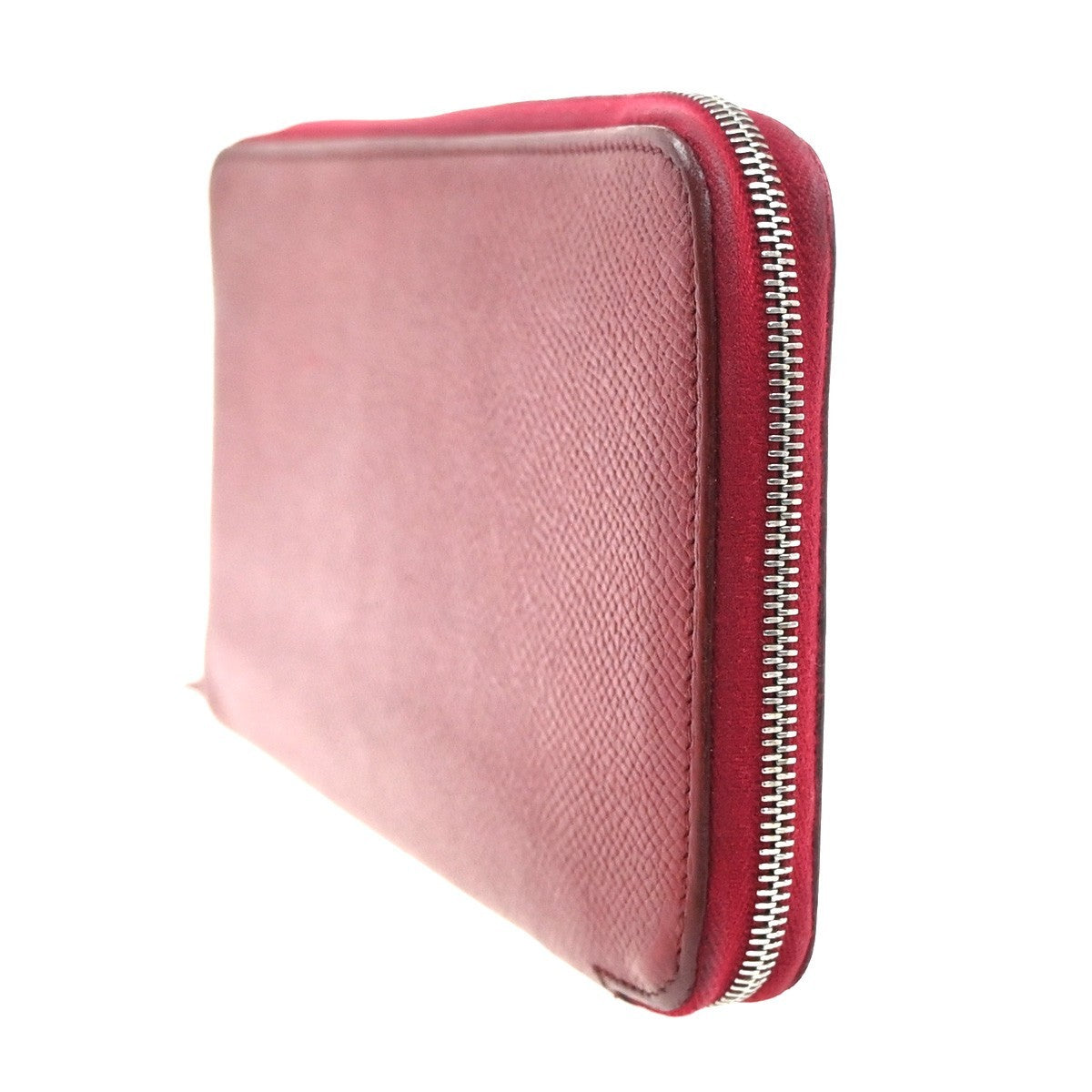 Hermes Azap Zip Around Wallet Epsom, RED, LEATHER, Wallets