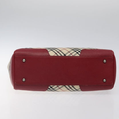 Burberry Nova Check Tote Leather, BEIGE, CANVAS, Tote bag