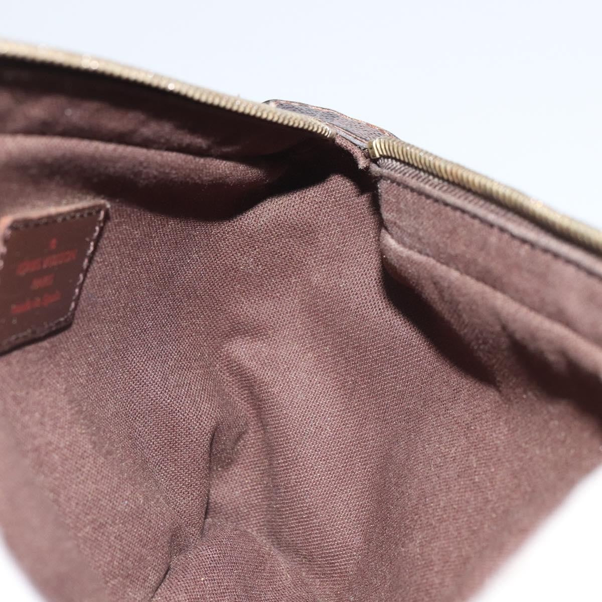 Louis Vuitton Geronimos Waist Bag Damier, BROWN, CANVAS, Clutche & pouche