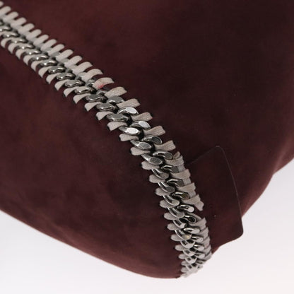 Stella McCartney Falabella Reversible Tote Shaggy Deer, BURGUNDY, POLYESTER, Tote bag