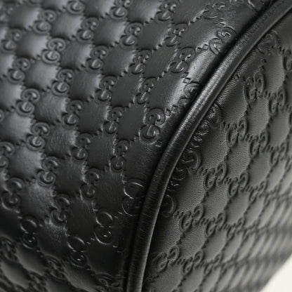 Gucci Convertible Dome Satchel Microguccissima Leather, Black, Leather, Handbag