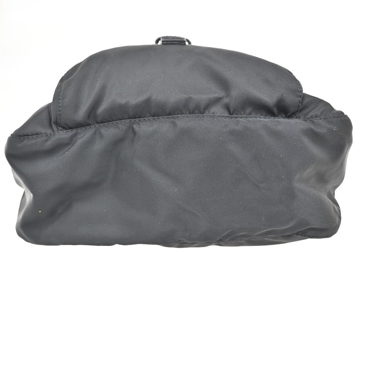 Prada Buckle Messenger Bag Tessuto, BLACK, NYLON, Shoulder bag
