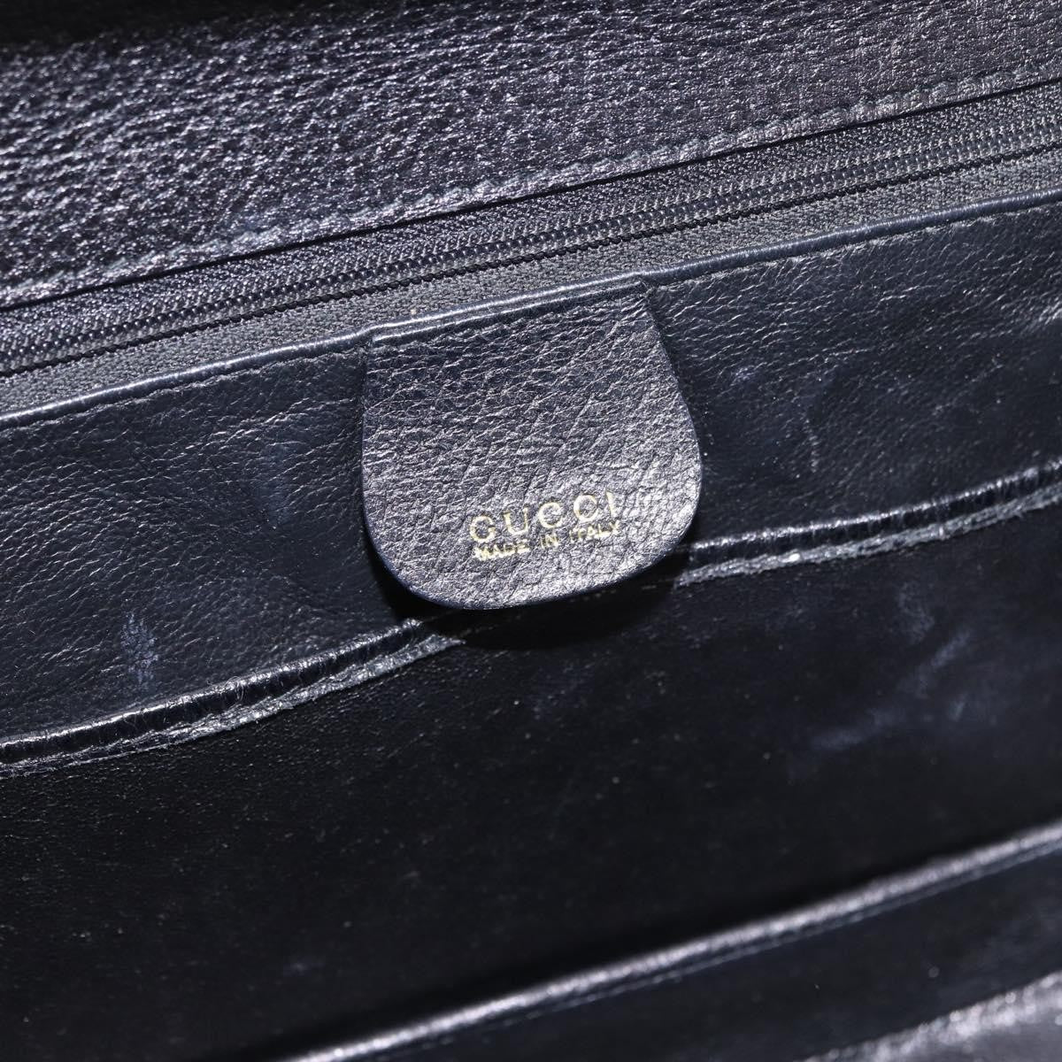 Gucci Bamboo 1947 Top Handle Bag Leather, Black, Leather, Handbag