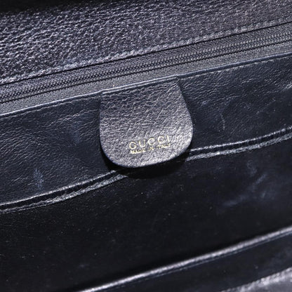Gucci Bamboo 1947 Top Handle Bag Leather, Black, Leather, Handbag
