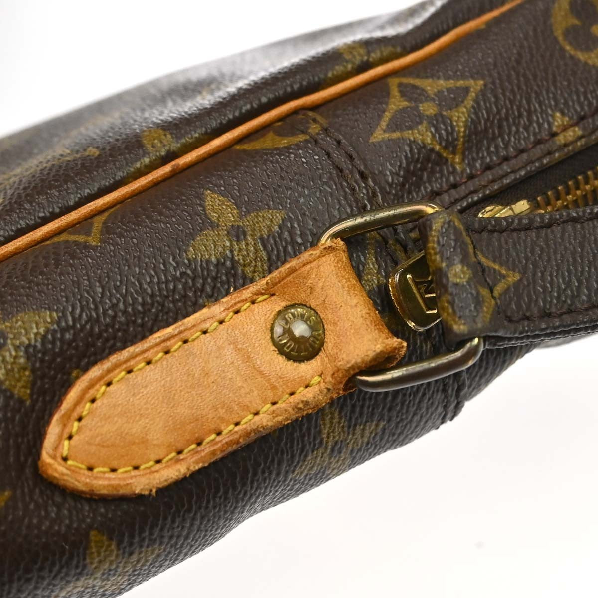 Louis Vuitton Danube Handbag Monogram Canvas, Brown, Canvas, Shoulder Bag