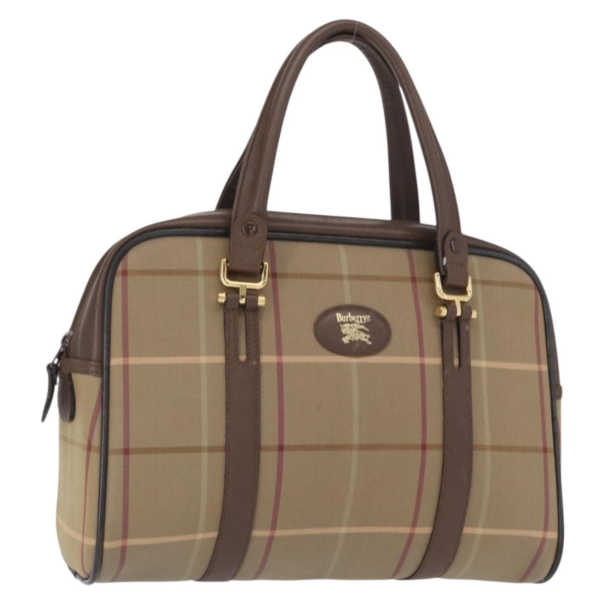 Burberry Nova Handbag Canvas, BEIGE, CANVAS, Handbag