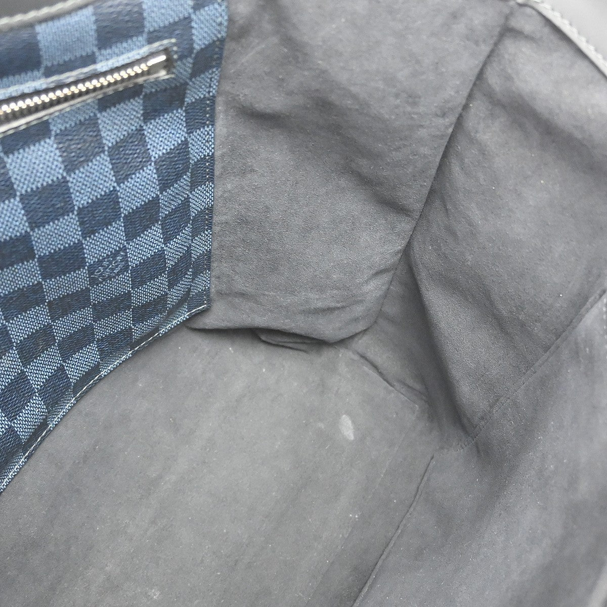 Louis Vuitton Cabas Voyage Damier Cobalt, Black, Canvas, Tote Bag