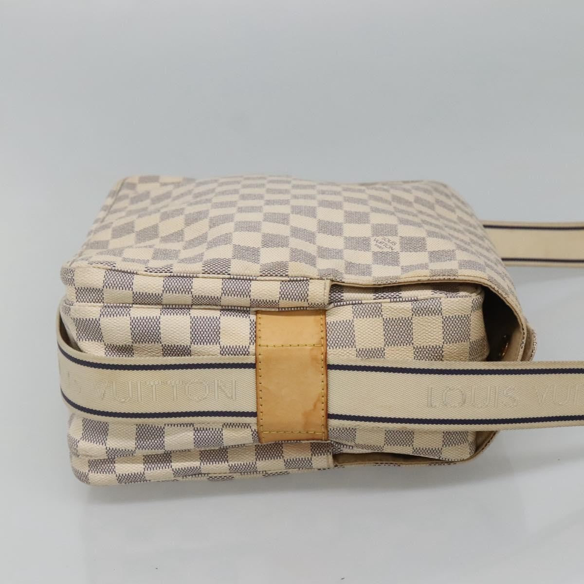Louis Vuitton Naviglio Handbag Damier, WHITE, CANVAS, Shoulder bag