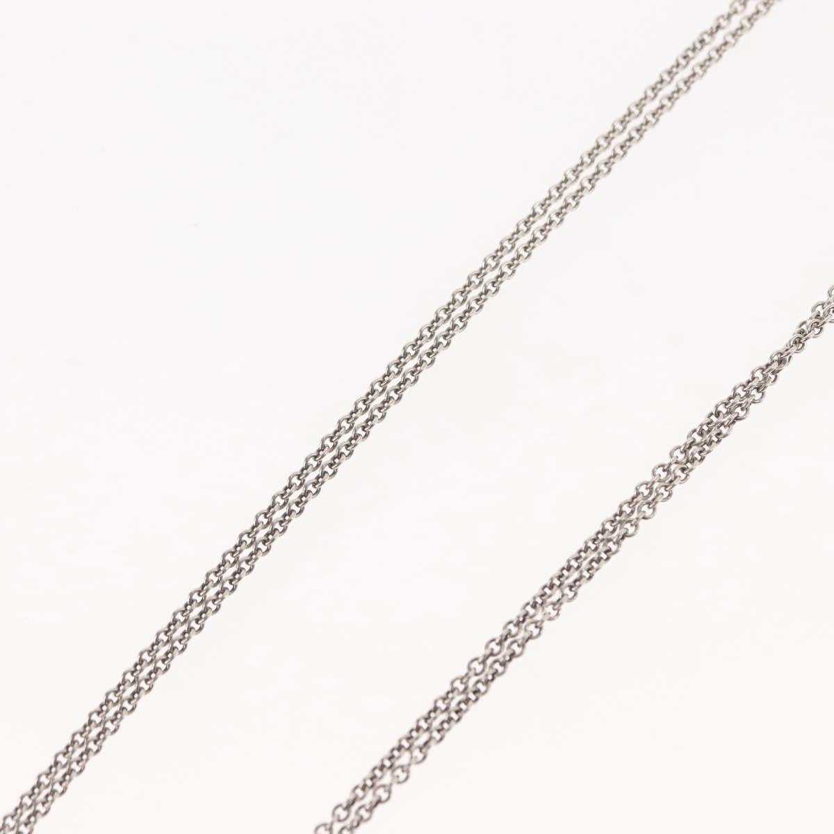 Tiffany & Co. Infinity Double Chain Pendant Necklace Silver, SILVER, SILVER, Necklace