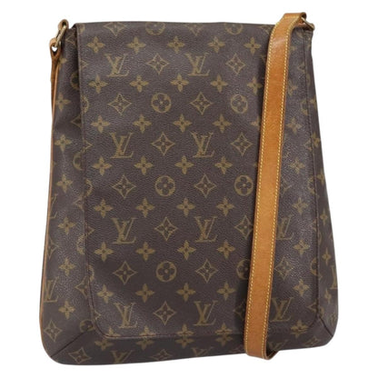 Louis Vuitton Musette Salsa Handbag Monogram Canvas, BROWN, CANVAS, Shoulder bag