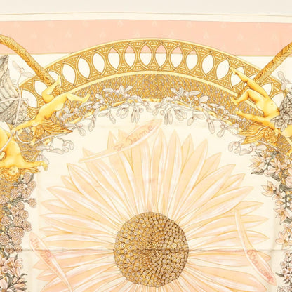 Hermes Carré 90 Silk multicolor, PINK, SILK, Scarve & shawl