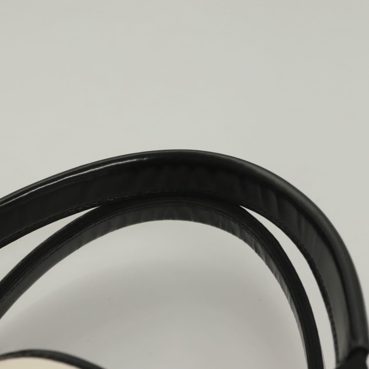 Balenciaga Navy Cabas Canvas with Leather, WHITE, CANVAS, Tote bag