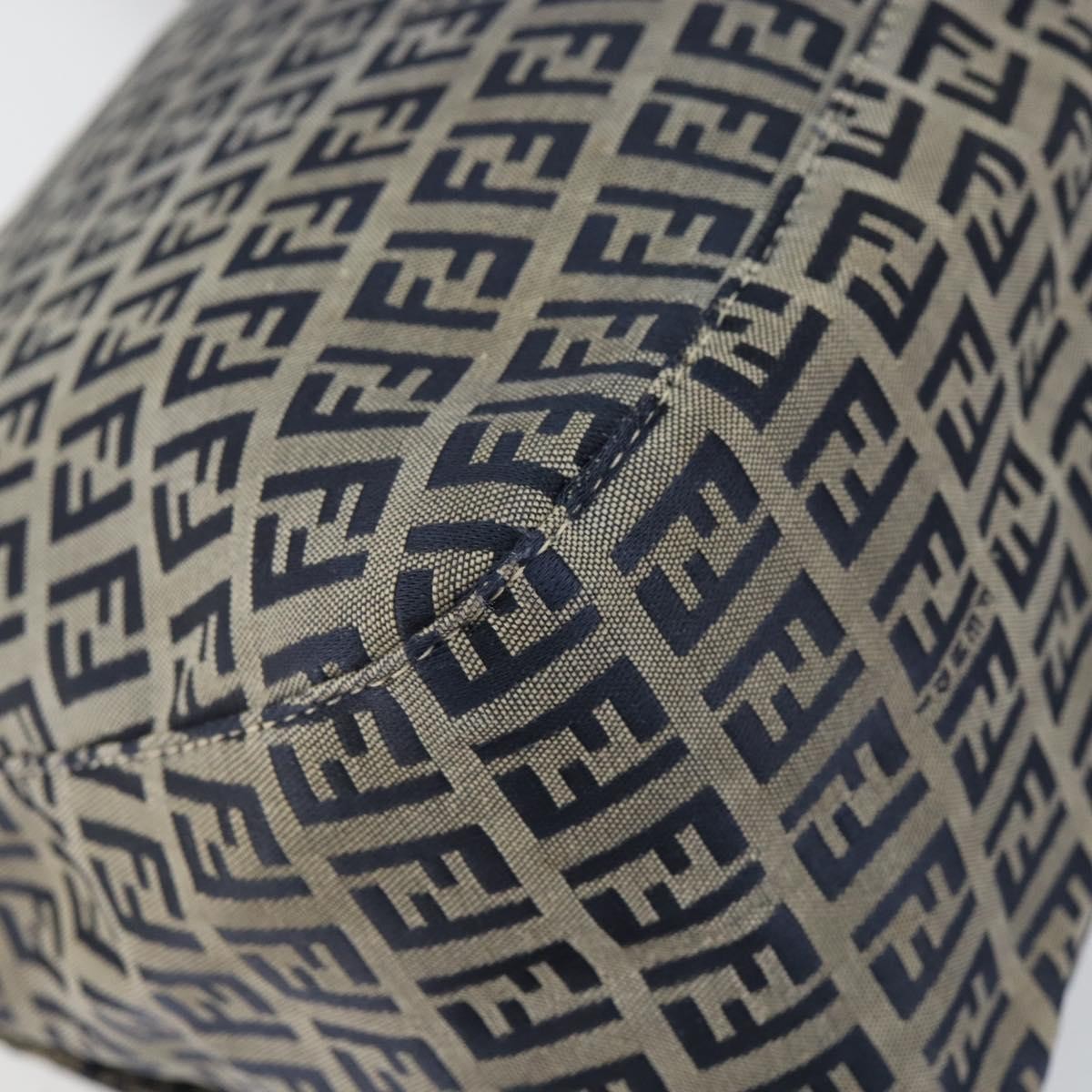 Fendi Mama Forever Bag Zucchino Canvas, NAVY, CANVAS, Tote bag