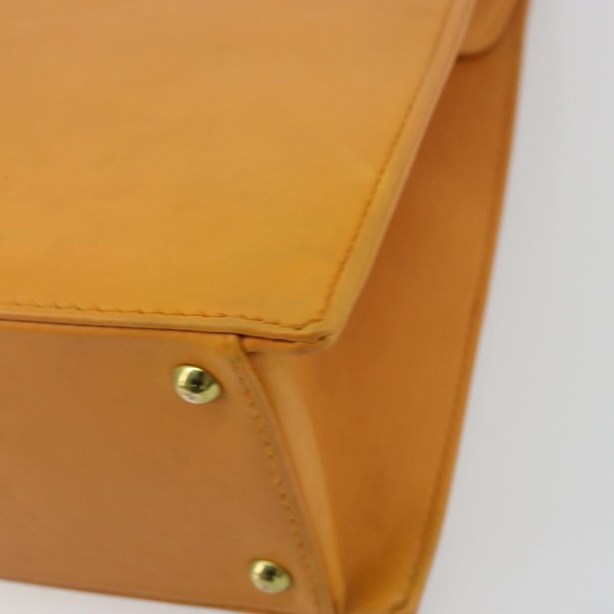 Chanel Vintage Logo Tote Leather, Camel, Leather, Tote Bag