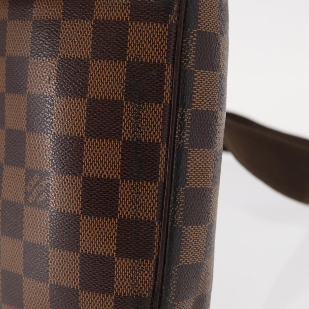 Louis Vuitton Pochette Gange Damier, Brown, Canvas, Clutch