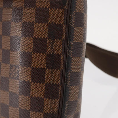 Louis Vuitton Pochette Gange Damier, Brown, Canvas, Clutch