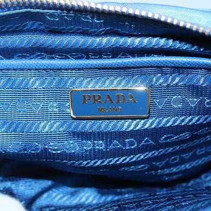 Prada Bow Camera Crossbody Bag Tessuto, BLUE, NYLON, Shoulder bag