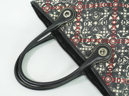 Chanel Optic Coco Tote Printed Coated Canvas with Caviar, MULTICOLOUR, CANVAS, Tote bag