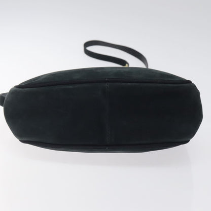 Salvatore Ferragamo Vala Shoulder Bag Suede, NAVY, SUEDE, Shoulder bag