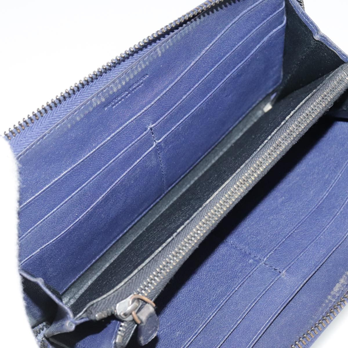 Bottega Veneta Intrecciato Long Zip  Wallet Leather, BLACK, LEATHER, Wallets