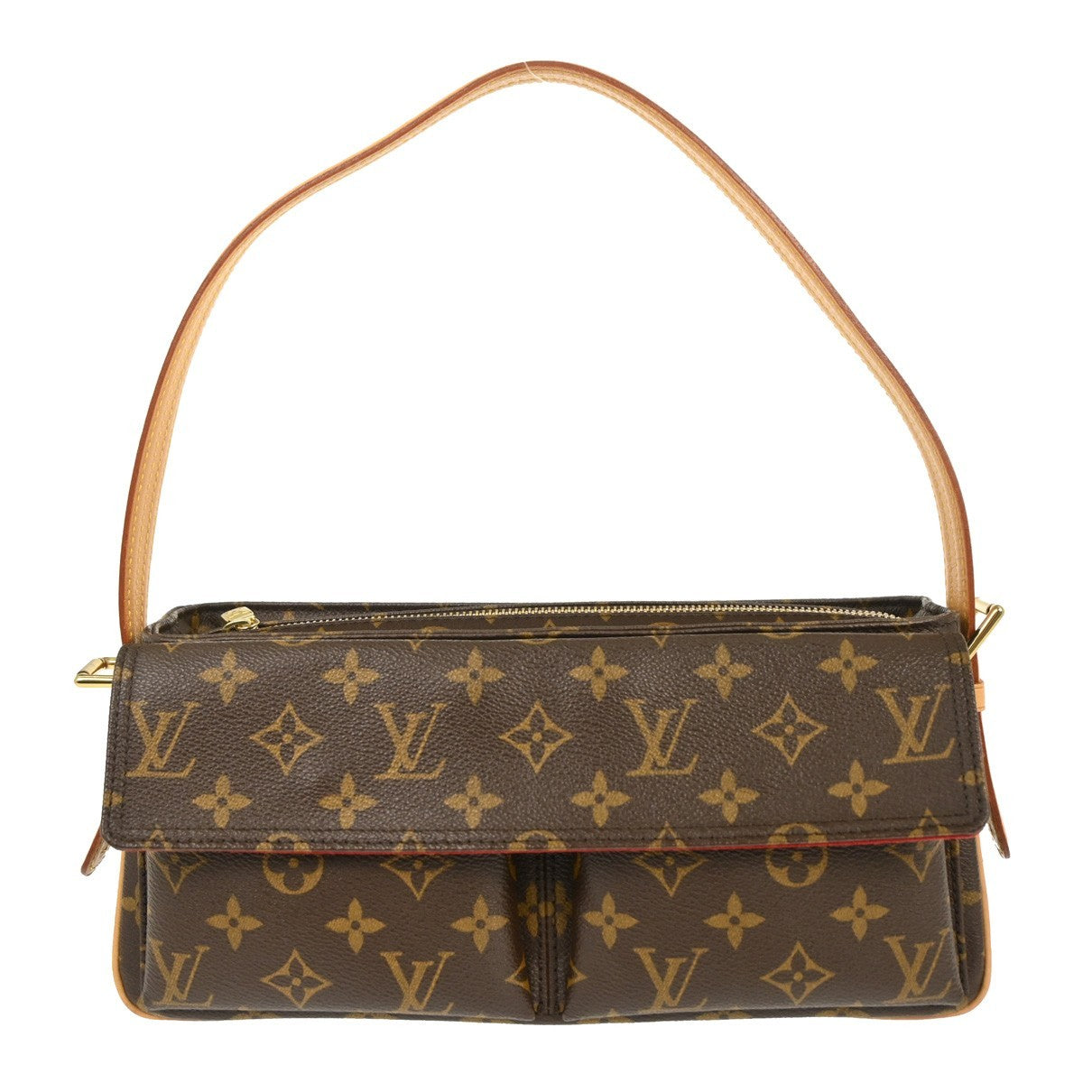 Louis Vuitton Viva Cite Handbag Monogram Canvas, BROWN, CANVAS, Handbag