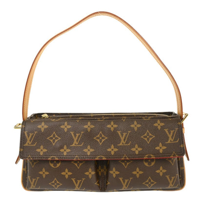 Louis Vuitton Viva Cite Handbag Monogram Canvas, BROWN, CANVAS, Handbag