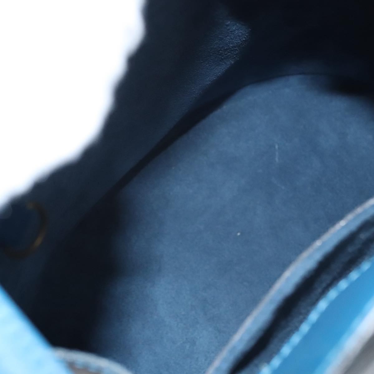 Louis Vuitton Cluny Shoulder Bag Epi Leather, BLUE, LEATHER, Shoulder bag