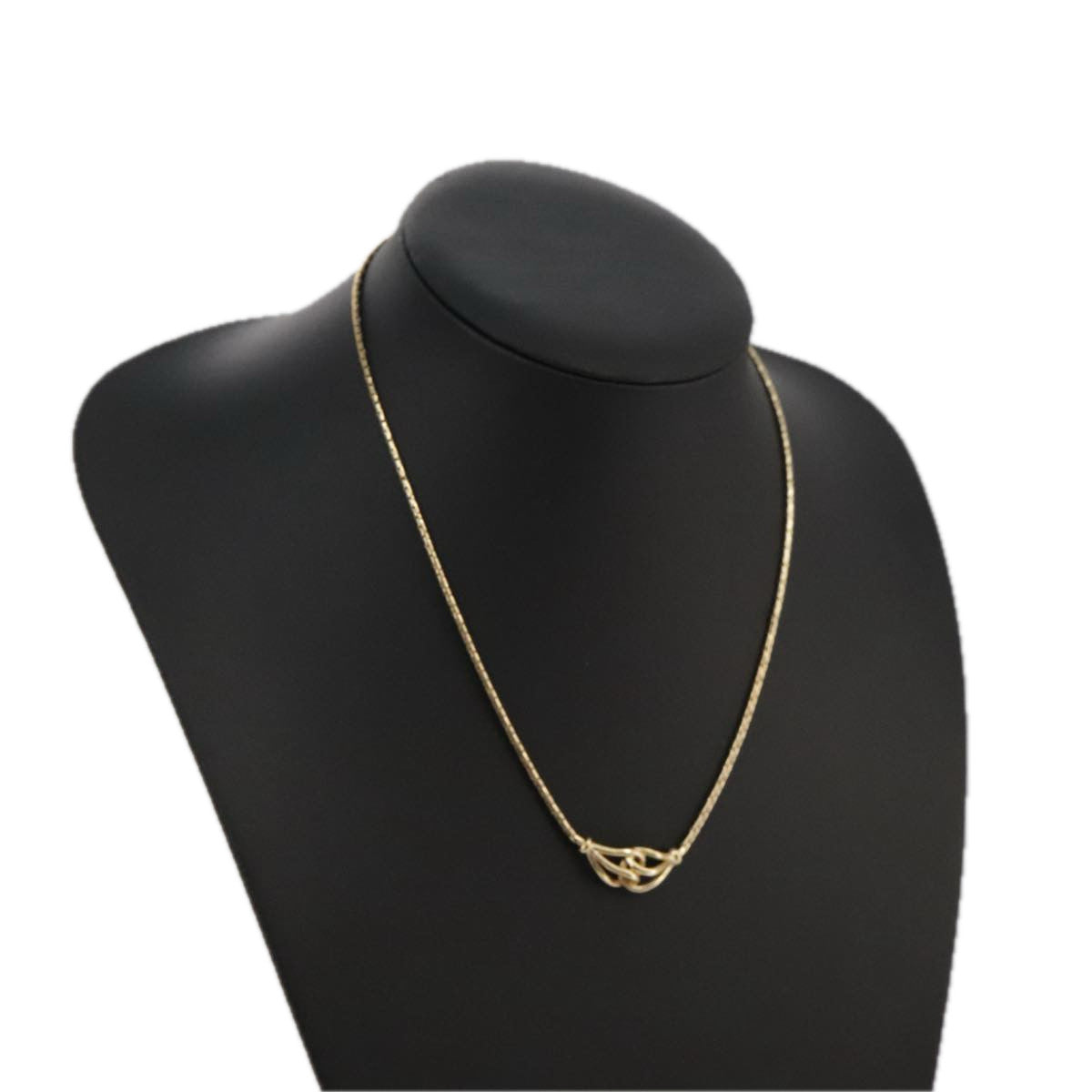 Christian Dior Vintage CD Jumbo chain necklace Metal, GOLD, METAL, Necklace