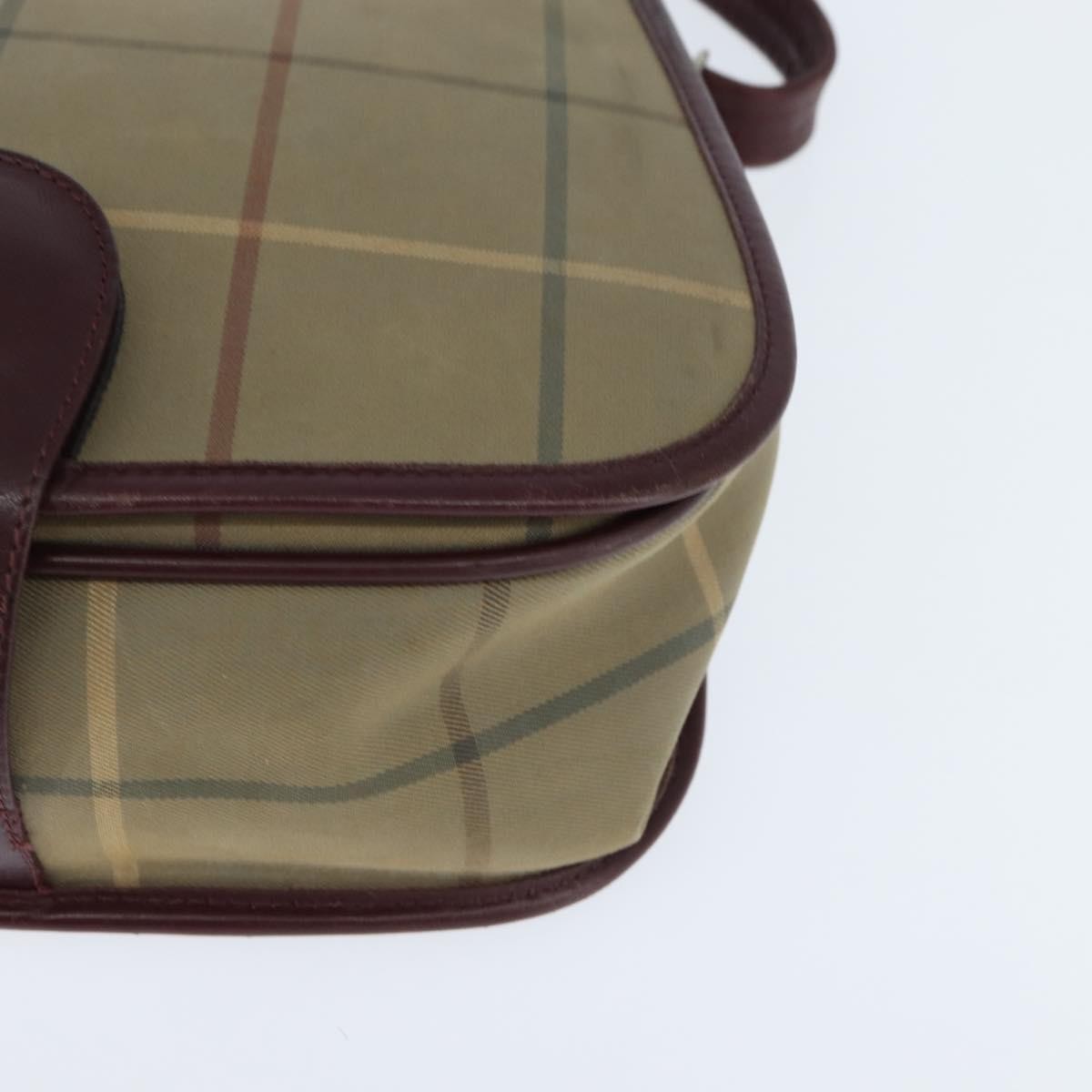 Burberry Nova check Shoulder bag Canvas, BEIGE, CANVAS, Shoulder bag
