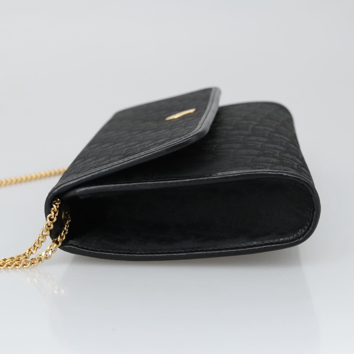 Christian Dior Vintage Trotter Crossbody Bag Canvas, BLACK, CANVAS, Shoulder bag