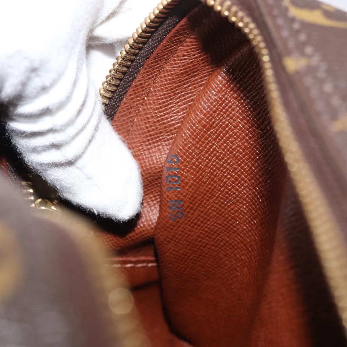 Louis Vuitton Blois Handbag Monogram Canvas, Brown, Canvas, Shoulder Bag