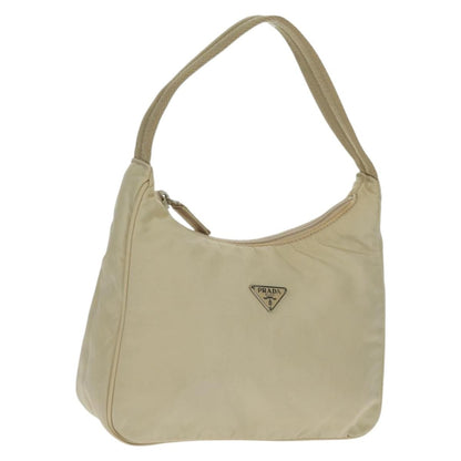 Prada Hobo Tessuto, BEIGE, NYLON, Handbag