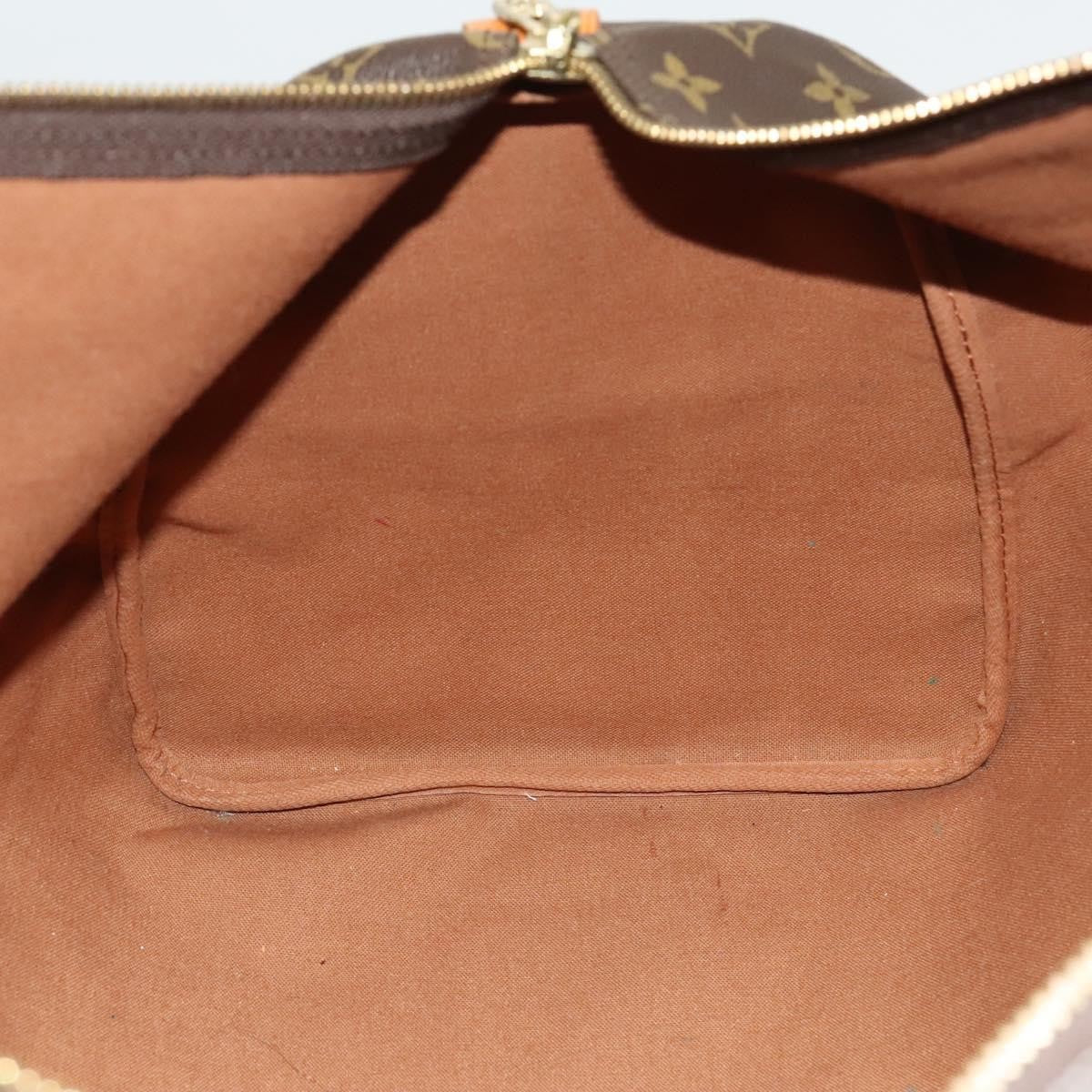 Louis Vuitton Keepall Bag Monogram Canvas, BROWN, CANVAS, Travel bag