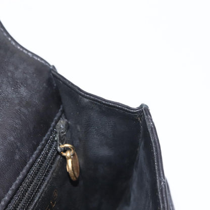Chanel Vintage Flap Belt Bag Quilted Leather, BLACK, LEATHER, Clutche & pouche