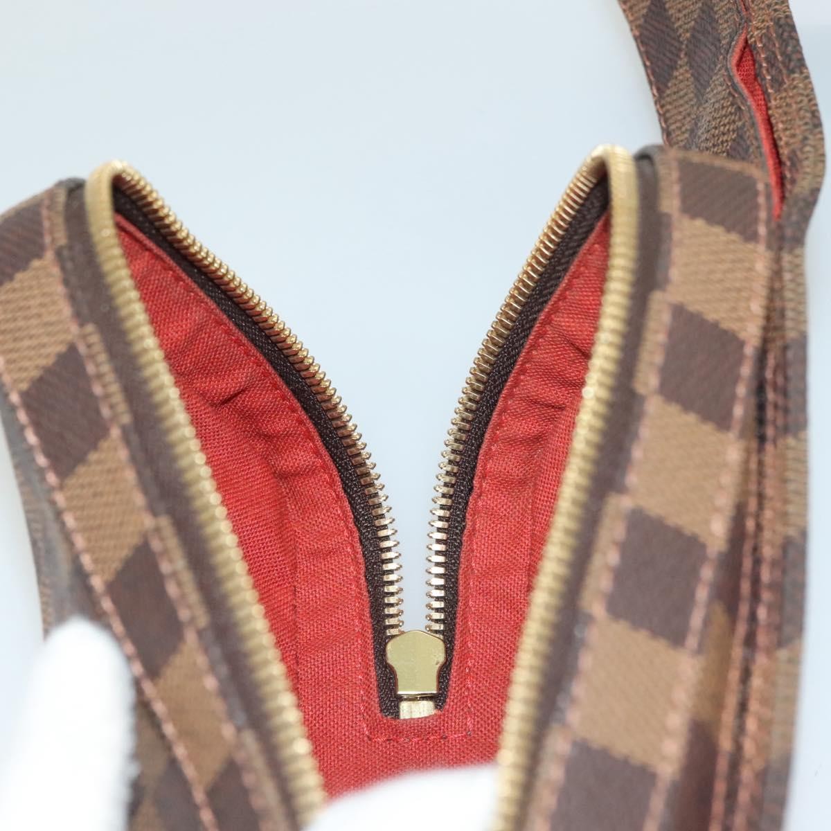 Louis Vuitton Geronimos Waist Bag Damier, BROWN, CANVAS, Shoulder bag