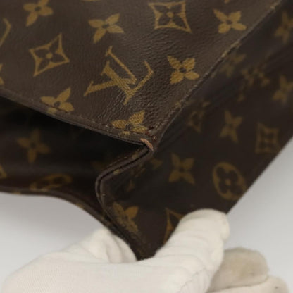 Louis Vuitton Sac Plat Bag Monogram Canvas, BROWN, CANVAS, Handbag