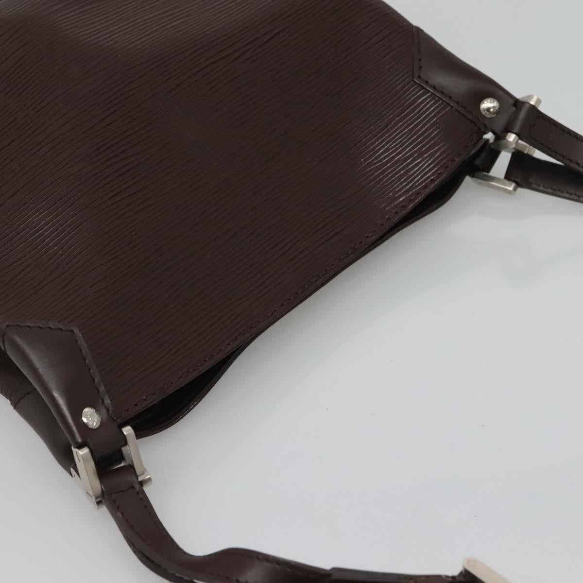 Louis Vuitton Mandara Handbag Epi Leather, BROWN, LEATHER, Shoulder bag