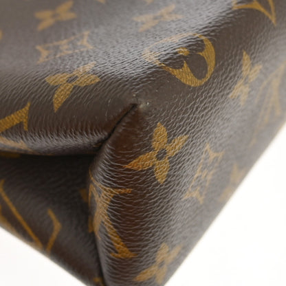 Louis Vuitton Locky Handbag Monogram Canvas with Leather, Brown, Canvas, Handbag