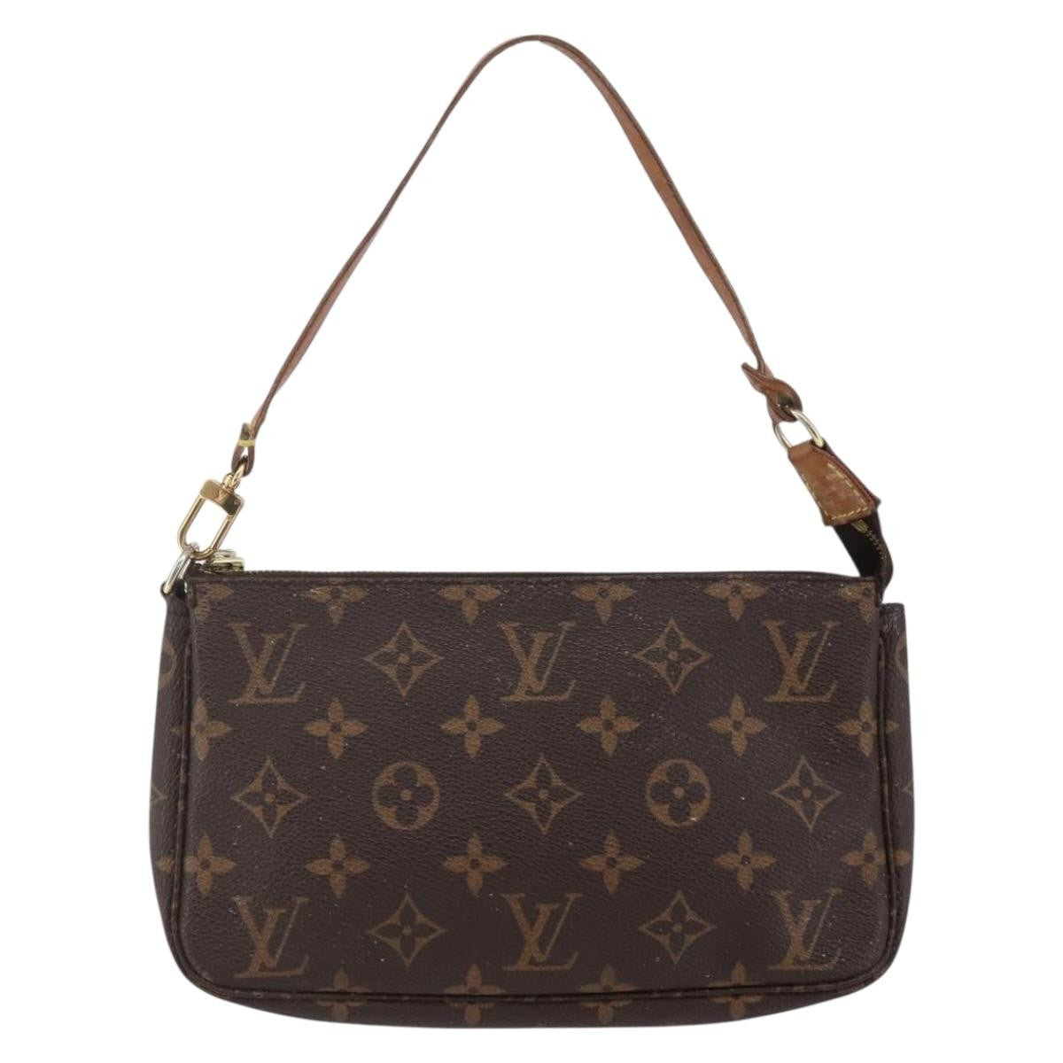 Louis Vuitton Pochette Accessoires NM Monogram Canvas, BROWN, CANVAS, Clutche & pouche