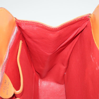 Celine Tote bag Leather, ORANGE, LEATHER, Handbag