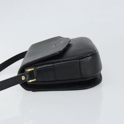 Burberry Flap Shoulder Bag Leather, BLACK, LEATHER, Shoulder bag