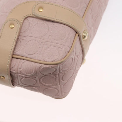 Salvatore Ferragamo Gancini Shoulder Bag Leather, PINK, LEATHER, Shoulder bag
