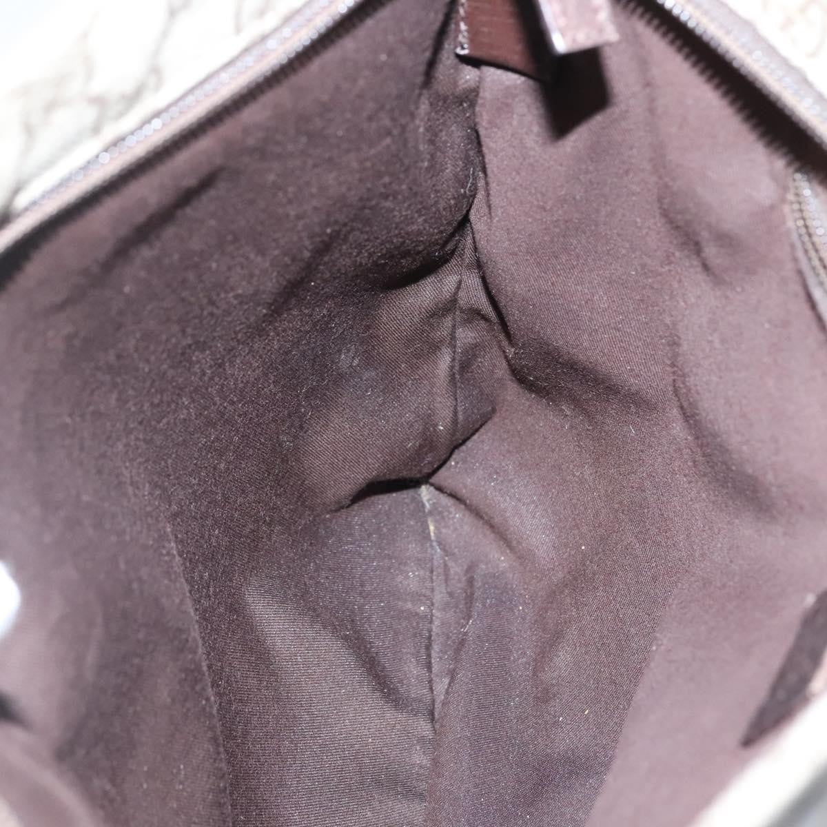 Gucci Zip Top Messenger Bag GG Coated Canvas, BEIGE, CANVAS, Shoulder bag